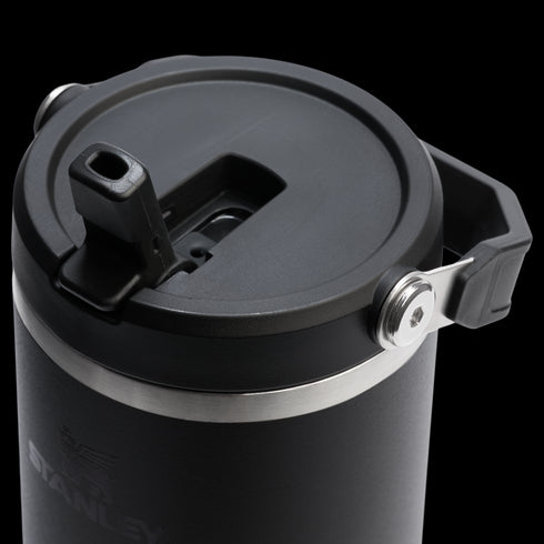 Black 2.0 - The IceFlow™ Flip Straw Tumbler | 40 OZ - GLAM MODA